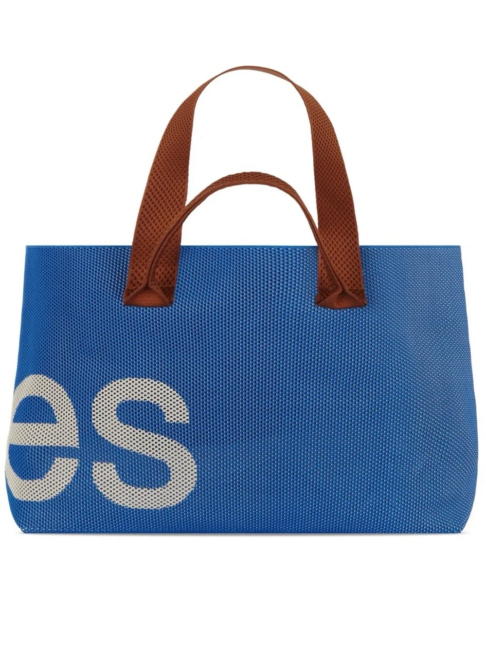 Curves Perforated Marine Knit Tote